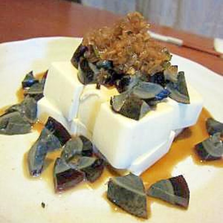 さっぱり 簡単もう一品 ピータン豆腐 レシピ 作り方 By 料理とお酒と犬がすき 楽天レシピ